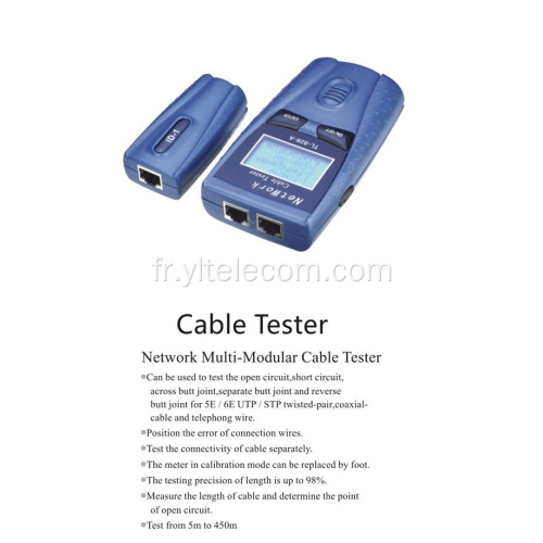 Catégorie 5E UTP réseau FTP CAT5e de testeur de câble